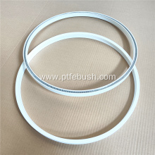 Glass fiber filled PTFE spring energized seal